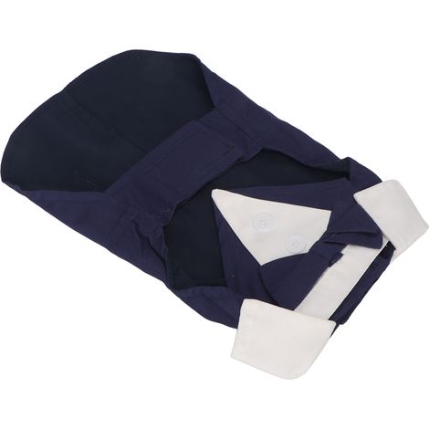 Vêtements de cérémonie pour animaux de compagnie, coutures exquises, nœud papillon tendance en polyester pour chien, costume idéal pour un mariage, taille S (1/5)