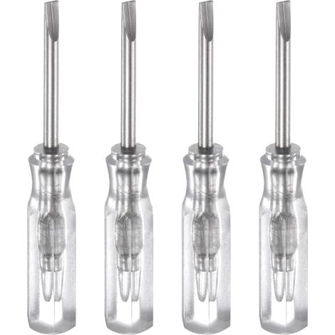 4Pcs Sl2,0 Mini Tournevis Fendu Transparent (1/5)