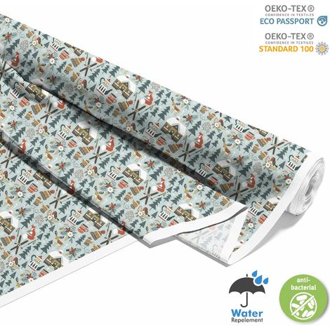 Outdoor dekostoffe oxford - Motiv Winter im Wald (1/5)