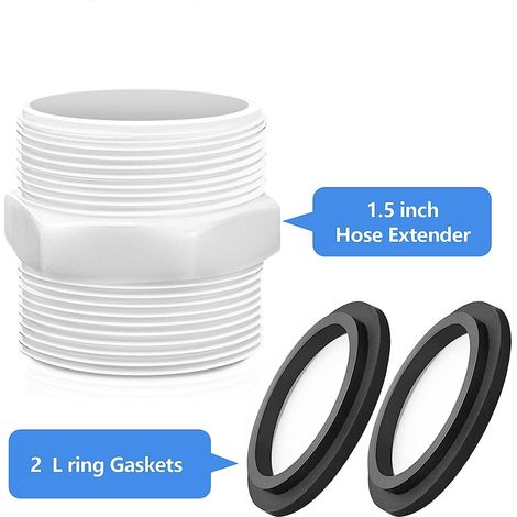 Distributeur en L à 2 Voies pour Piscine – 1.5 Pouce – Compatible avec les Pompes Intex et Coleman (1/5)