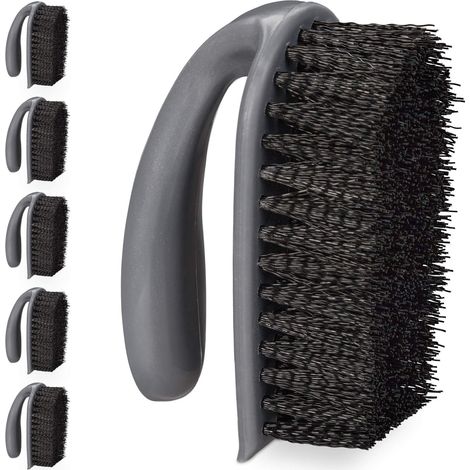 Brosse de frottement Jeu de 6, Dure, poignée, Nettoyage, Bain, Cuisine, Tapis, Chaussures. (1/5)