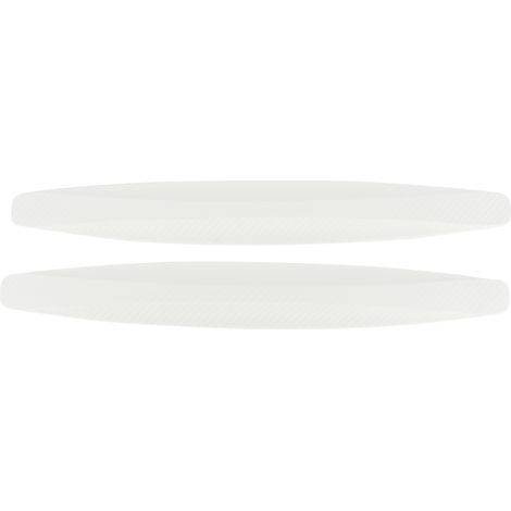 Boudin de protection de carrosserie, protection d'angle, lèvre latérale anti-rayures et anti-collision universelle pour voiture (Blanc) (1/5)