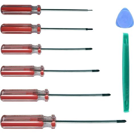 Lot de 6 tournevis Tri-Wing de type Y 1,5 mm 2,0 mm 3 mm 4 mm 5 mm 6 mm Kit de tournevis Tri-Point de précision avec outil à main magnétique multifonction (1/5)