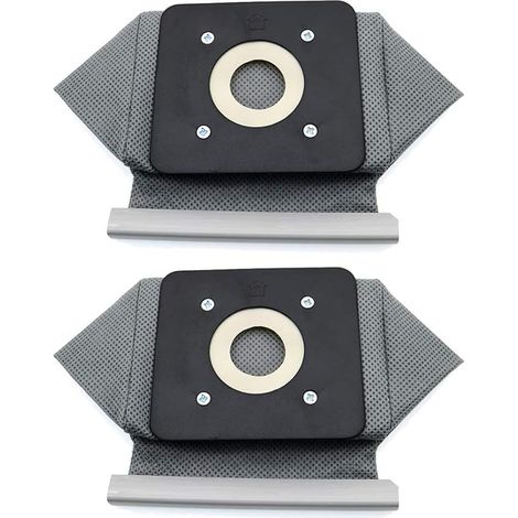 Lot de 2 sacs d'aspirateur lavables en tissu non tissé pour Philips Electrolux LG Haier Samsung 11 x 10 cm (1/5)