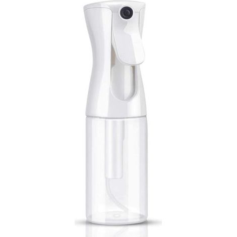 Flacon de brume capillaire, 200 ml, rechargeable, brume d'eau ultra fine continue -transparent (1/5)