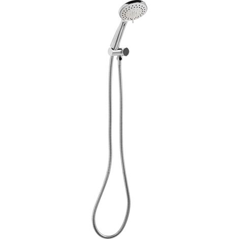 Duschkopf mit Schlauch TAMUSHAL 3-Funktionen Silber