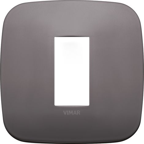 VIMAR - 19671.29 Plaque ronde 1M nickel foncé
