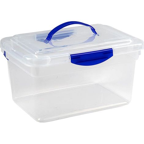 Boîte de rangement, design empilable, matériau écologique, 9 litres 35.5x23.5x20cm, 10 Pcts +++++ Pas cher (1/2)