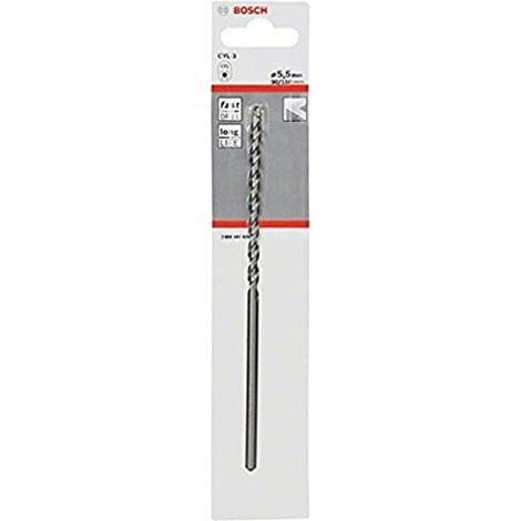 Bosch 1x punta da trapano per calcestruzzo SP Ø 5,5 AL= 90 - 2608597678