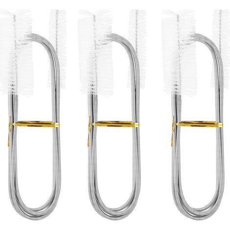 3 Stück – 155 cm flexible Abflussreinigungsbürste – Für Kühlschrank-Zulaufschlauch – Für Spüle, Kanal, Bad, Küche