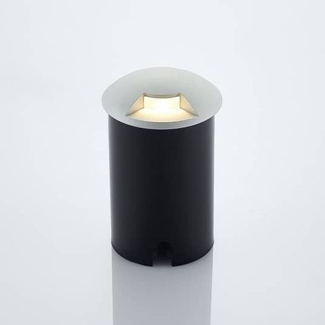 [GEBRAUCHT] B-Ware Lucande Bodeneinbauleuchte Bartosz Aluminium Wegeleuchte Garten Sockelleuchte