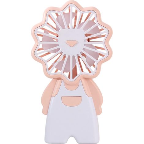 Ventilateur portable 400 mAh, petit ventilateur électrique de refroidissement portable pour les voyages, le bureau et l'extérieur, ventilateur portable rechargeable. (1/3)