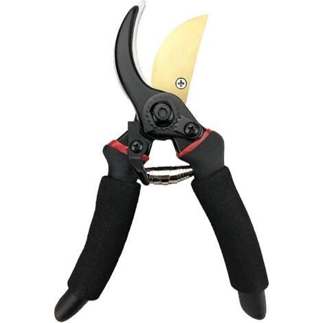 Garden pruning shears - non-slip scissors with locking handle for pruning gardens, shrubs, fences 24×8×4cm (1/5)