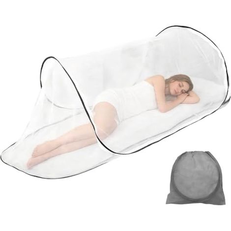 Moustiquaire Pop-up, 200 x 80 x 60 cm, pliable pour lit, camping, tente, famille, portable, maison, maternelle, voyage, dortoir