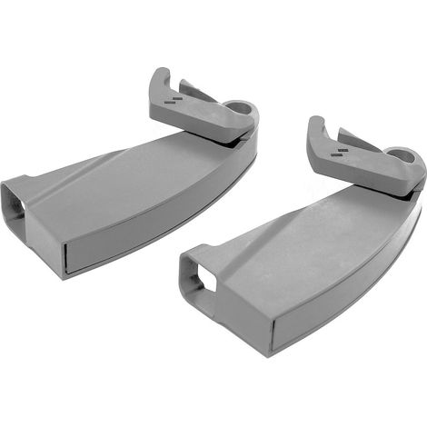 2 Stück Kesseböhmer SoftStopp-Plus-Dämpfer für LeMans II Rechts ausschwenkbar, grau (1/4)