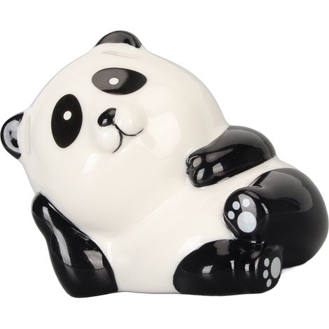 Panda-Räucherstäbchenhalter aus weißem Porzellan, niedliches, naturgetreues Straßenrelief, ideal für Meditation und Dekoration im Innenbereich (1/5)