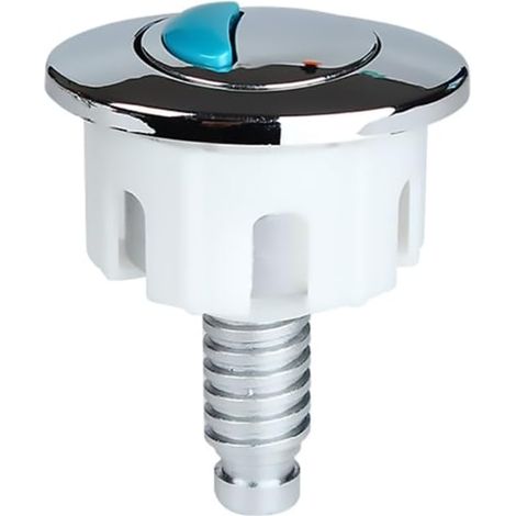 Flush Push Button Double Round Head Flush Push Button Push Button Replacement for Bathroom Water Tank (1/5)