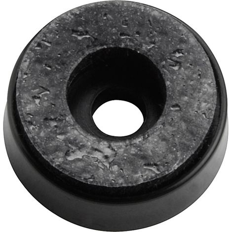TRU COMPONENTS Anschraubpuffer Schwarz (Ø x H) 21 mm x 11.2 mm 1 St. (1/2)