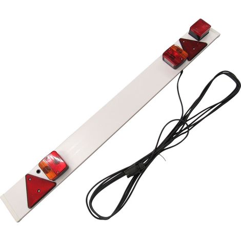 4ft 6'' Standard Trailer Board, 9.6M Cable - Fog Lights Reflectors Towing Rack Boat Van Car Caravan (1/5)