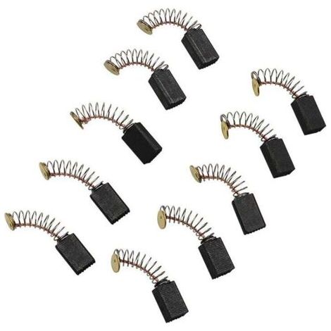5 Paires Balais de Charbon Moteur Pièces de Rechange Universelles d'outil Électrique pour Meuleuse d'angle Ponceuse Orbitale