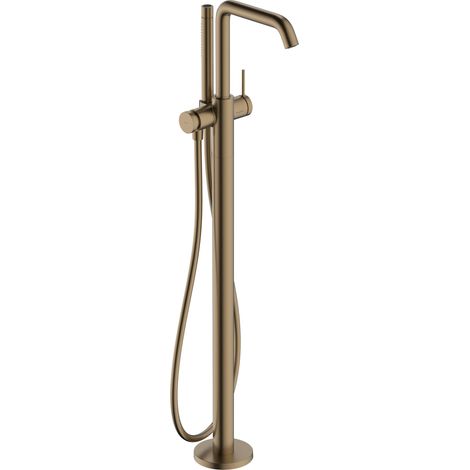 Hansgrohe Tecturis S - Grifo de suelo para bañera, bronce cepillado 73440140