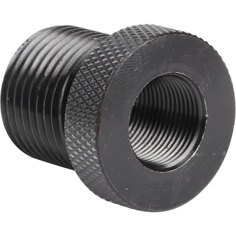 Adaptateur de filtre à huile fileté 1/2-28 vers 3/4-16, connecteur moleté noir, pièces automobiles (1/5)