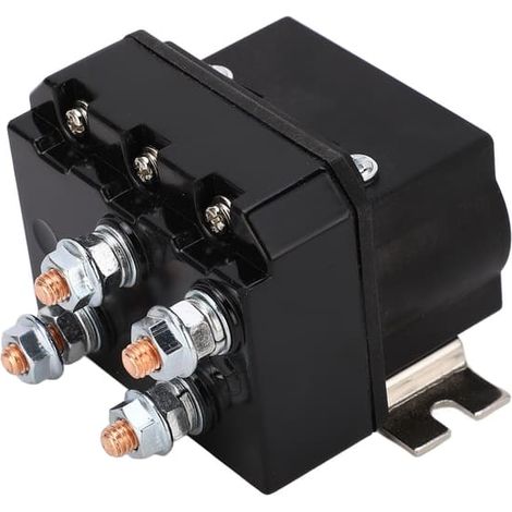Relais de treuil étanche 250 A, 12 V CC, boîtier ABS, contacts en cuivre, bobine en laiton, accessoires pour treuil électrique (1/5)