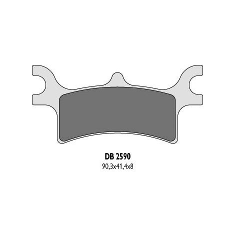 Pastillas de freno traseras Delta Polaris Sportsman 500 800 700 Magnum Big