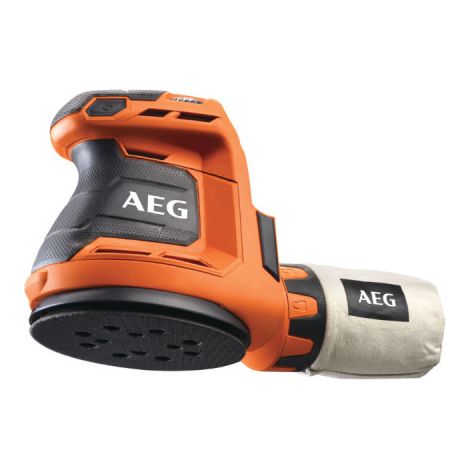 AEG – Ponceuse excentrique 18V 125mm – Vitesse 7000-11000 tr/min – Oscillation 14000-22000 osc/min – Système auto-agrippant – BEX181250 (1/10)