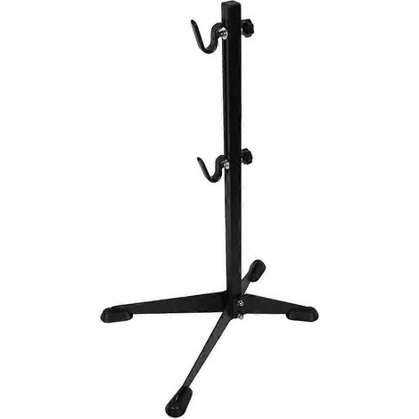 Support de stationnement pour vélos, support de vélo, support de rangement intérieur pour garage, support réglable en hauteur, noir (1/5)