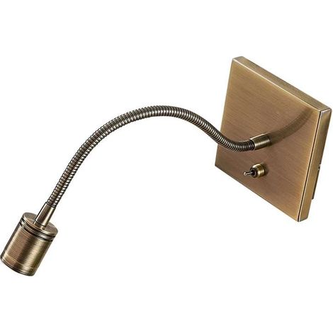 [GEBRAUCHT] B-Ware Lindby Wandlampe Wandleuchte Led Leselampe Mayar Messing Metall Flexibel 11cm