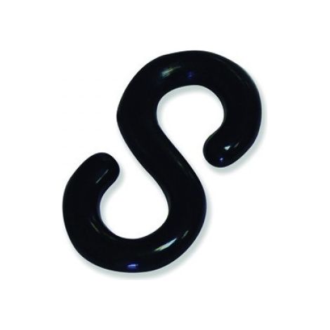 CAD-PL-GANCHO NEGRO (10 UND) Accesorios cadena plastico GAYNER 78-838