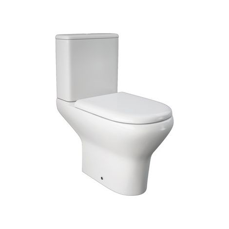 Inodoro monobloque compacto con desagüe de pared (1/2)