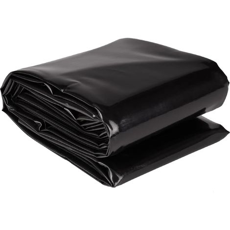 Bache Bassin - Liner HDPE 0.3 mm - 3 m x 4 m - Étanche Flexible pour Jardins Aquatiques - 1 Pièce