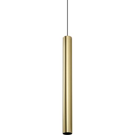 Ideal Lux LOOK Suspension mince en laiton de 70 cm, 1 ampoule GU10 (1/2)