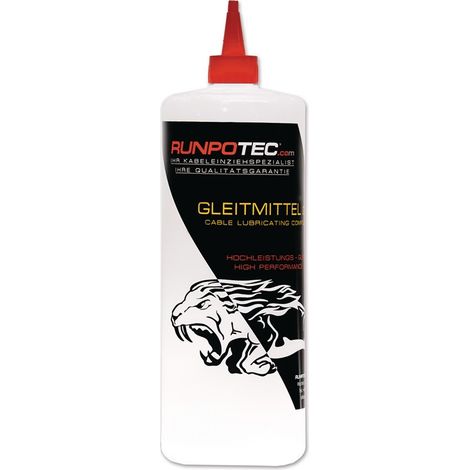 Produit coulissant pour câbles 1050 ml bouteille en plastique Gel