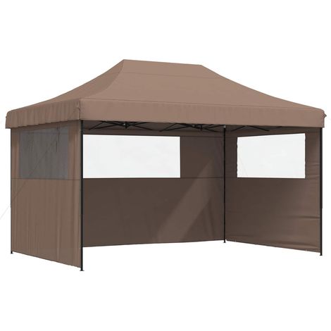 Maison Exclusive - Partyzelt Faltbar Pop-Up mit 3 Seitenteilen Br