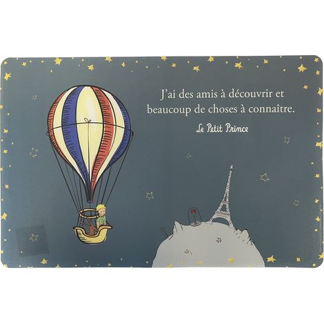 Set de table Le Petit Prince gris bleu (1/2)