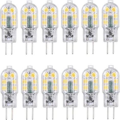 Ampoules LED G4, paquet de 12, blanc chaud [JUN]-Online Store (1/5)