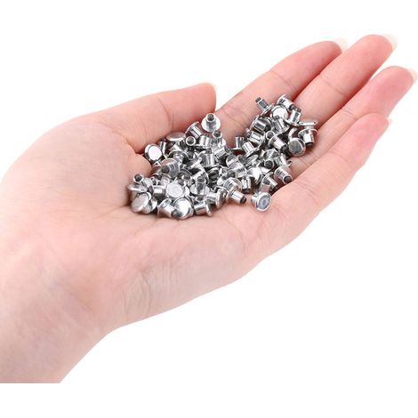 100 vis à crampons pour pneus neige 6,5mm, idéales vélo moto quad et chaussures antidérapantes