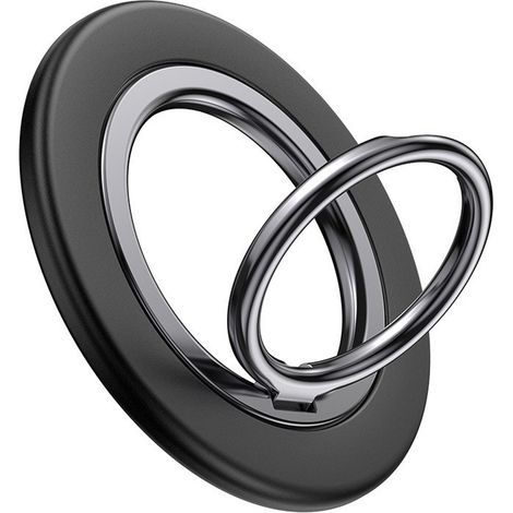 Support Téléphone Magnétique - Rotatif 360° - Ultra-Plat 4 mm - Pour Voiture et Intérieur - 1 Pièce (1/5)