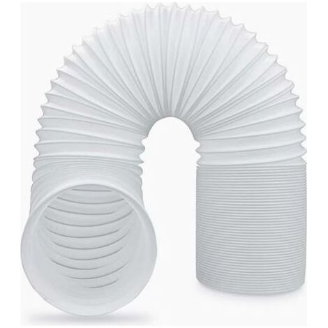 Tuyau Climatiseur Mobile, Tuyau D'évacuation D'air En Pvc Flexible Tube De Ventilation Universel Tuyau Kit Pour Climatiseur Mobile Diamètre (15CM Diamètre 200CM Longueur) (1/4)