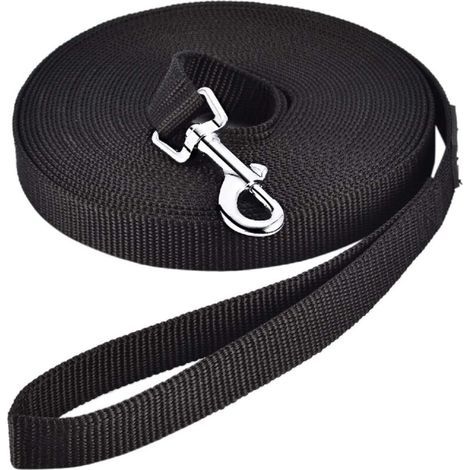 Laisse pour chien en nylon résistant, laisse d’entraînement longue et mains libres avec poignée, adaptée chiens petits et grands (1/5)