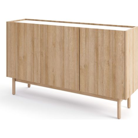 Credenza: 3 ante, 6 ripiani, Rovere Riviera, 144 cm x 83 cm x 37 cm (1/5)
