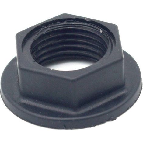 Contre écrou femelle à plateau en PEHD 1/2''