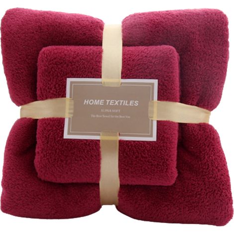 Serviette De Bain - Serviette Visage - 100 % Coton - Absorption Élevée - Pour Salle De Bain Gym Plage Spa - Lot De 2 Pièces (1/3)
