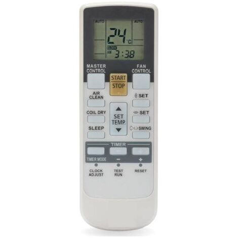 Télécommande compatible avec les climatiseurs Fujitsu et génériques, conception originale, fonctions avancées, jusqu'à 4 vitesses de ventilation, prête à l'emploi en quelques secondes (1/5)