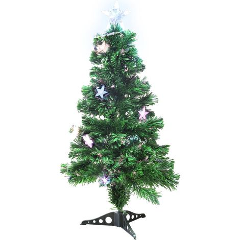 MAURY'S ALBERO DI NATALE LED E FIBRE OTTICHE 150 CM (1/5)