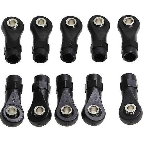 10 pièces de rotules de biellette en plastique pour RC 1/10, C-- (1/5)