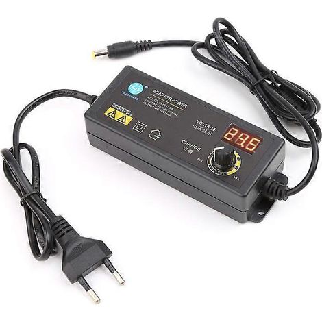 Compatible avec une alimentation réglable, avec affichage numérique de la tension, 3 V-12 V 5 A, prise (1/5)